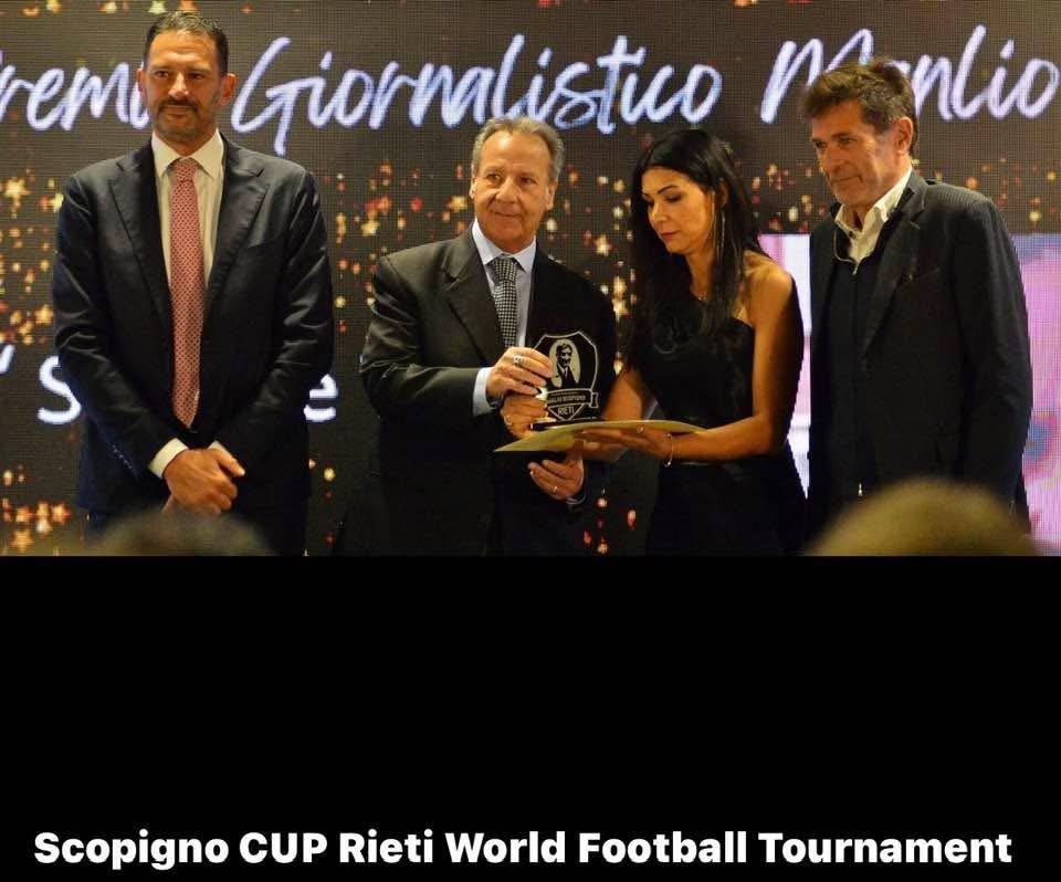 Souhaila Mia sul palco del Premio Giornalistico Manlio Scopigno a Rieti